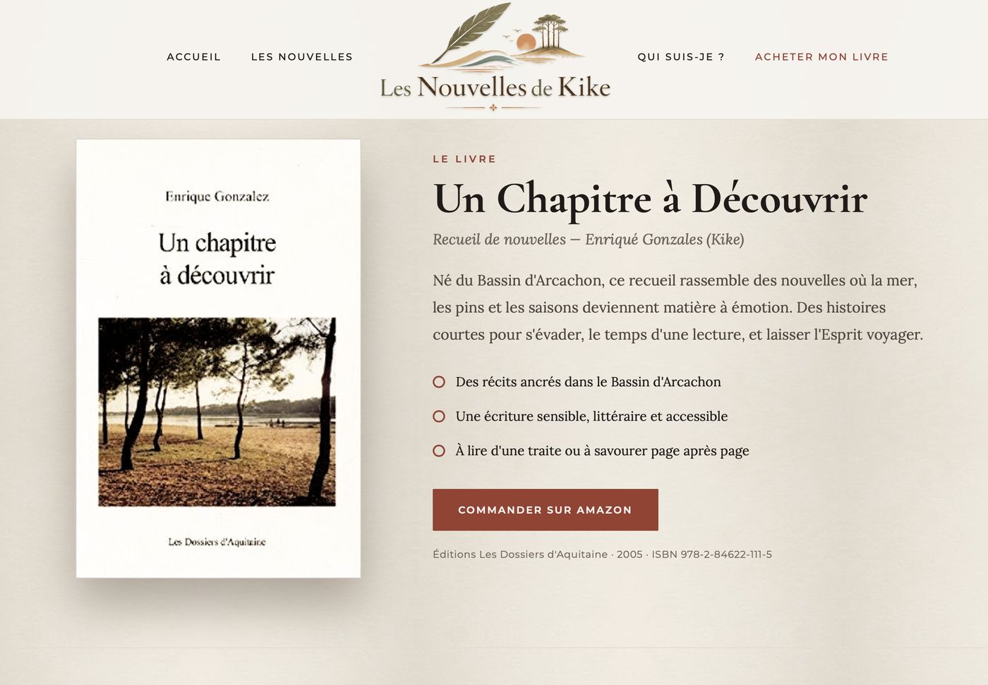 Nouveau site — livre